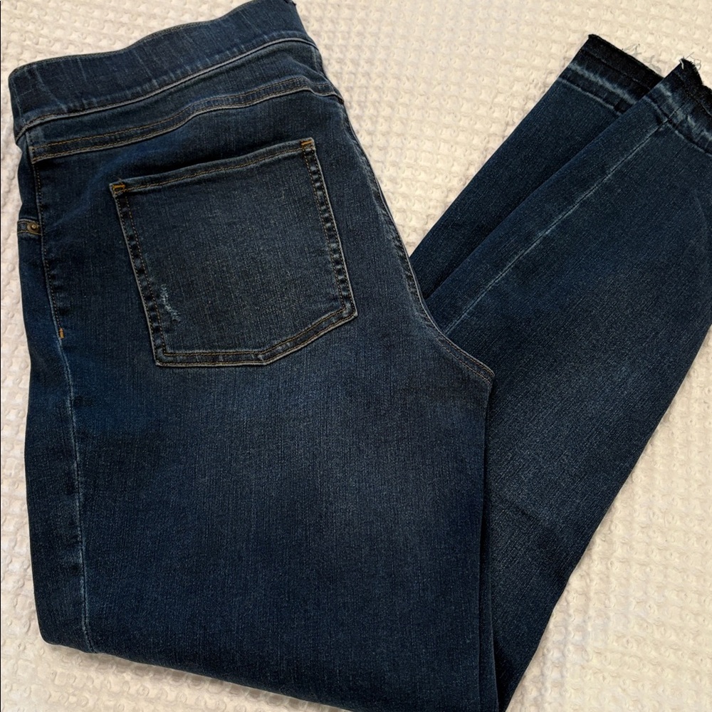 SPANX Dark Blue Denim leggings - Picture 3 of 5